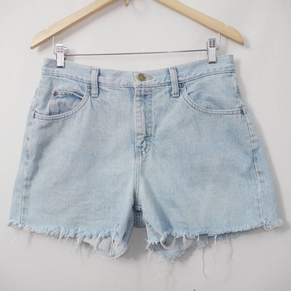 Riders by Lee Vintage High Rise Cut-Off Jean Shorts Size L - Picture 1 of 12